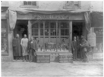 SJ Gilpin loja de sapatos, Richmond, Virginia, c.1899